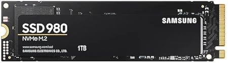 Samsung 980 1 TB PCIe 3.0 (up to 3.500 MB/s) NVMe M.2 Internal Solid State Drive (SSD) (MZ-V8V1T0BW)