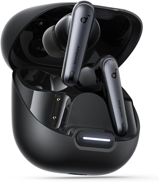 Soundcore Anker Liberty 4 NC Cuffie bluetooth cancellazione rumore, Auricolari bluetooth 98,5% meno rumore, cancellazione rumore adattiva orecchie/ambiente, Hi-Res Audio, 50 ore, Bluetooth 5.3