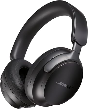 Bose QuietComfort Ultra Headphones Cuffie Wireless Bluetooth con Cancellazione del Rumore, Audio Spaziale e Microfono, Modello Over-ear con Durata della Batteria Fino a 24 ore, Nero