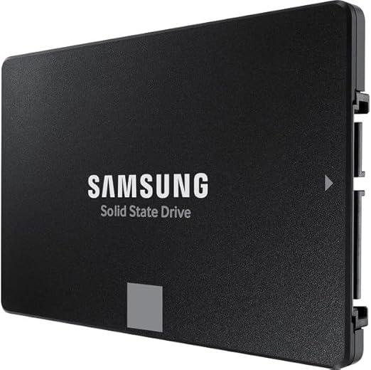 Samsung SSD 870 EVO, 1 TB, Form Factor 2.5", Intelligent Turbo Write, Magician 6 Software, Black (Internal SSD)