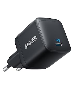 Anker Caricatore Samsung USB C 45W, caricab. 313, caricab. veloce PPS Anker Ace ricarica super veloce 2.0 per Samsung Galaxy S22/S22 Ultra/S22+, Note 10/Note 10+/Note 20/S20, cavo non incluso