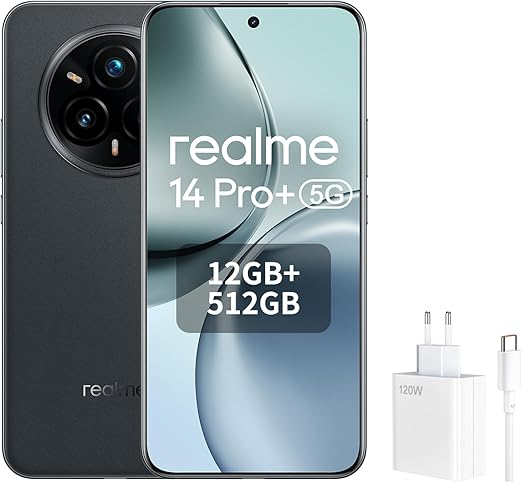 realme 14 PRO+ 12GB 512GB AMOLED 5G Dual SIM Gris