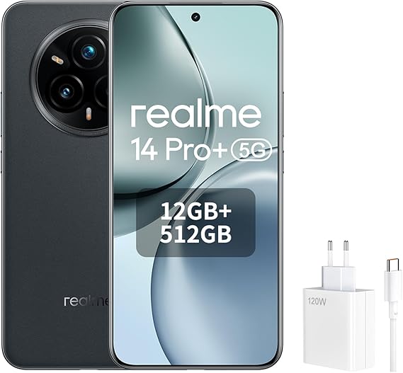 realme 14 PRO+ 12GB 512GB AMOLED 5G Dual SIM Gris