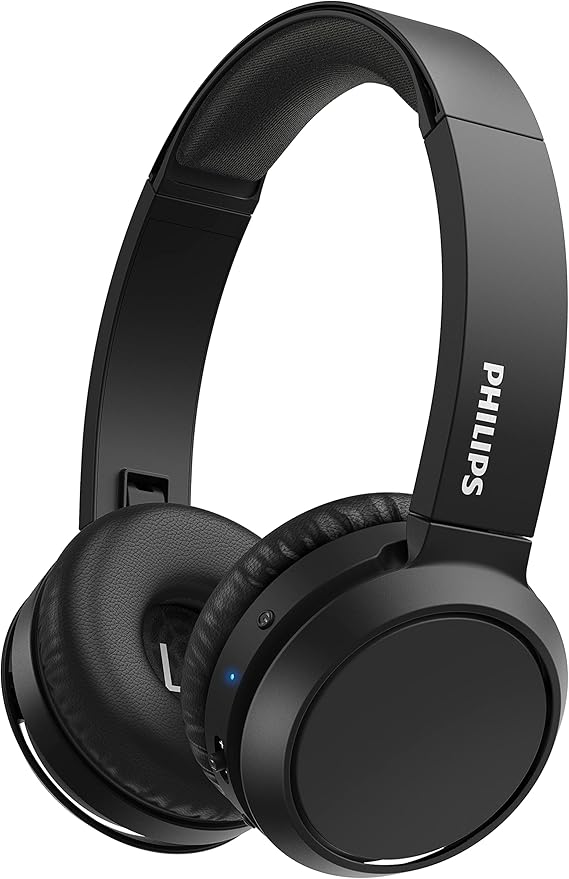 Philips H4205BK/00 Cuffie Bluetooth con Tasto Bass Boost, Bluetooth, 29 Ore di Riproduzione, Funzione Ricarica Rapida, Isolamento dai Rumori, Richiudibile, Nero Black, On Ear, Foldable 4205
