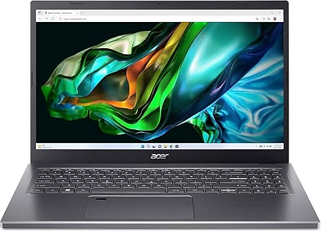 Acer Aspire 5 (A515-58M-705Z) Laptop | Display FHD da 15,6" | Intel Core i7-1355U | RAM da 16 GB | SSD da 1 TB | grafica Intel Iris Xe | Windows 11 | Tastiera QWERTZ | Grigio