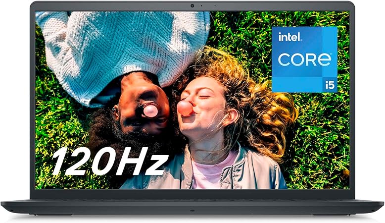 Dell Inspiron 15 3520 Laptop 15.6" FHD 120Hz, Intel Core i5-1235U, Intel UHD Graphics, 8 GB, SSD da 512 GB, Windows 11 Home, tastiera senza retroilluminazione - tedesco