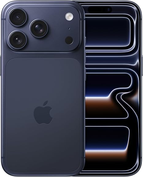 Apple iPhone 17 Pro 256 GB: display 6,3", ProMotion fino a 120Hz, chip A19 Pro, autonomia senza precedenti, sistema di fotocamere Pro Fusion con fotocamera frontale Center Stage; Blu profondo