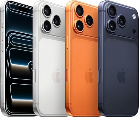 Apple iPhone 17 Pro 256 GB: display 6,3", ProMotion fino a 120Hz, chip A19 Pro, autonomia senza precedenti, sistema di fotocamere Pro Fusion con fotocamera frontale Center Stage; Blu profondo