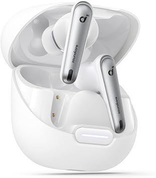 Soundcore by Anker Liberty 4 NC - Cuffie Bluetooth con cancellazione del rumore, cancellazione adattiva del rumore per orecchie e ambiente (bianco)(Ricondizionato)