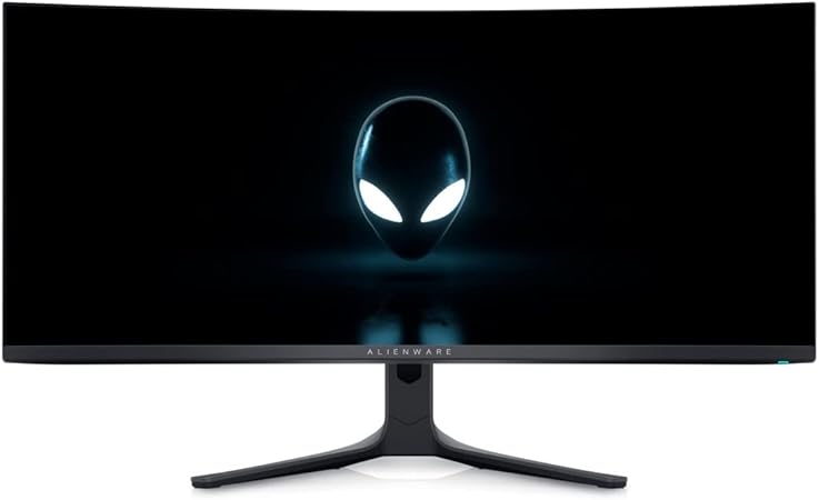 Alienware AW3423DWF 34" WQHD 3440x1440 21:9 1800R Monitor Gaming Curvo, 165Hz, QD OLED, 0.1ms, AMD FreeSync Premium Pro, 99.3% DCI-P3, HDR400, 2x DisplayPort, 1x HDMI, 5x USB
