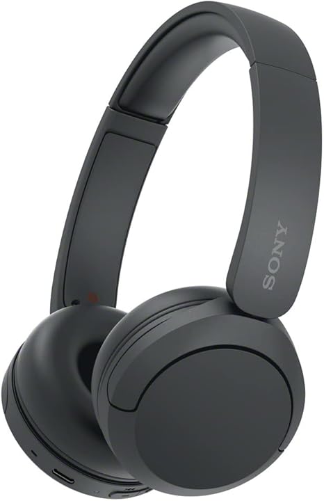 Sony WH-CH520 Wireless Bluetooth On-Ear con microfono per telefonata, nero