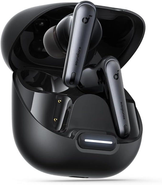 Soundcore Anker Liberty 4 NC Cuffie bluetooth cancellazione rumore, Auricolari bluetooth 98,5% meno rumore, cancellazione rumore adattiva orecchie/ambiente, Hi-Res Audio, 50 ore, Bluetooth 5.3