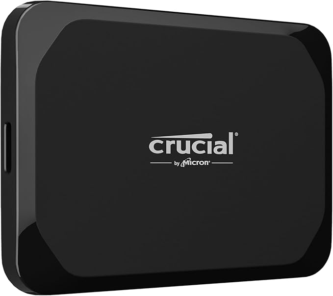 Crucial X9 1 TB USB tipo-C 3.2 Gen 2 [3.1 Gen 2] Nero (Crucial X9 - SSD - 1 TB - external [portable] - USB 3.2 Gen 2 [USB-C connector])