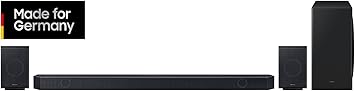 Samsung HW-Q935GD 9.1.4 Canale Q-Soundbar per TV, altoparlante posteriore a 2.0.2 canali, altoparlante Bluetooth wireless Dolby Atmos/DTS:X, Q-Symphony [2024]