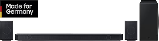 Samsung HW-Q935GD 9.1.4 Canale Q-Soundbar per TV, altoparlante posteriore a 2.0.2 canali, altoparlante Bluetooth wireless Dolby Atmos/DTS:X, Q-Symphony [2024]