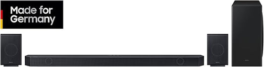 Samsung HW-Q935GD 9.1.4 Canale Q-Soundbar per TV, altoparlante posteriore a 2.0.2 canali, altoparlante Bluetooth wireless Dolby Atmos/DTS:X, Q-Symphony [2024]