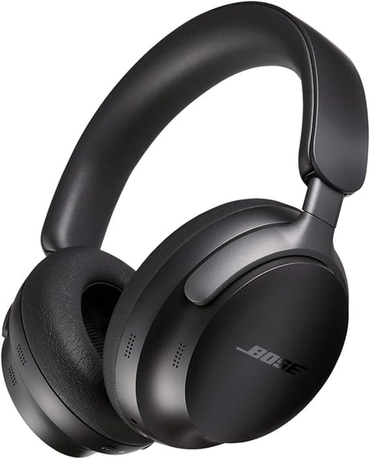Bose QuietComfort Ultra Headphones Cuffie Wireless Bluetooth con Cancellazione del Rumore, Audio Spaziale e Microfono, Modello Over-ear con Durata della Batteria Fino a 24 ore, Nero