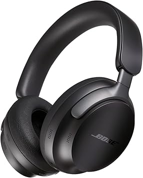 Bose QuietComfort Ultra Headphones Cuffie Wireless Bluetooth con Cancellazione del Rumore, Audio Spaziale e Microfono, Modello Over-ear con Durata della Batteria Fino a 24 ore, Nero