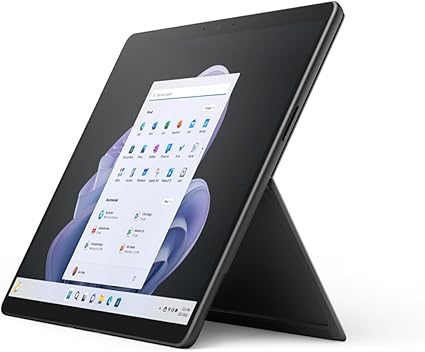 Microsoft Surface Pro 9 - 13" - Alimentazione per Intel Evo.12º gen Intel Core i5, 8GB, 256GB con Iris Xe graphics - Windows 11 .Grafite