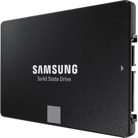 Samsung SSD 870 EVO, 1 TB, Form Factor 2.5", Intelligent Turbo Write, Magician 6 Software, Black (Internal SSD)