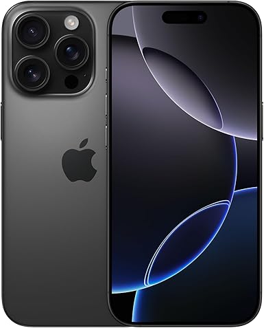 Apple iPhone 16 Pro 256 GB: Telefono 5G con Controllo fotocamera, Dolby Vision 4K a 120 fps e un’autonomia senza precedenti. Compatibile con AirPods; Titanio nero