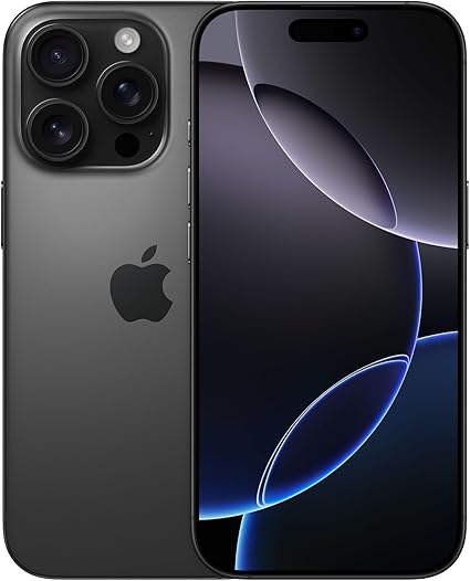 Apple iPhone 16 Pro 256 GB: Telefono 5G con Controllo fotocamera, Dolby Vision 4K a 120 fps e un’autonomia senza precedenti. Compatibile con AirPods; Titanio nero