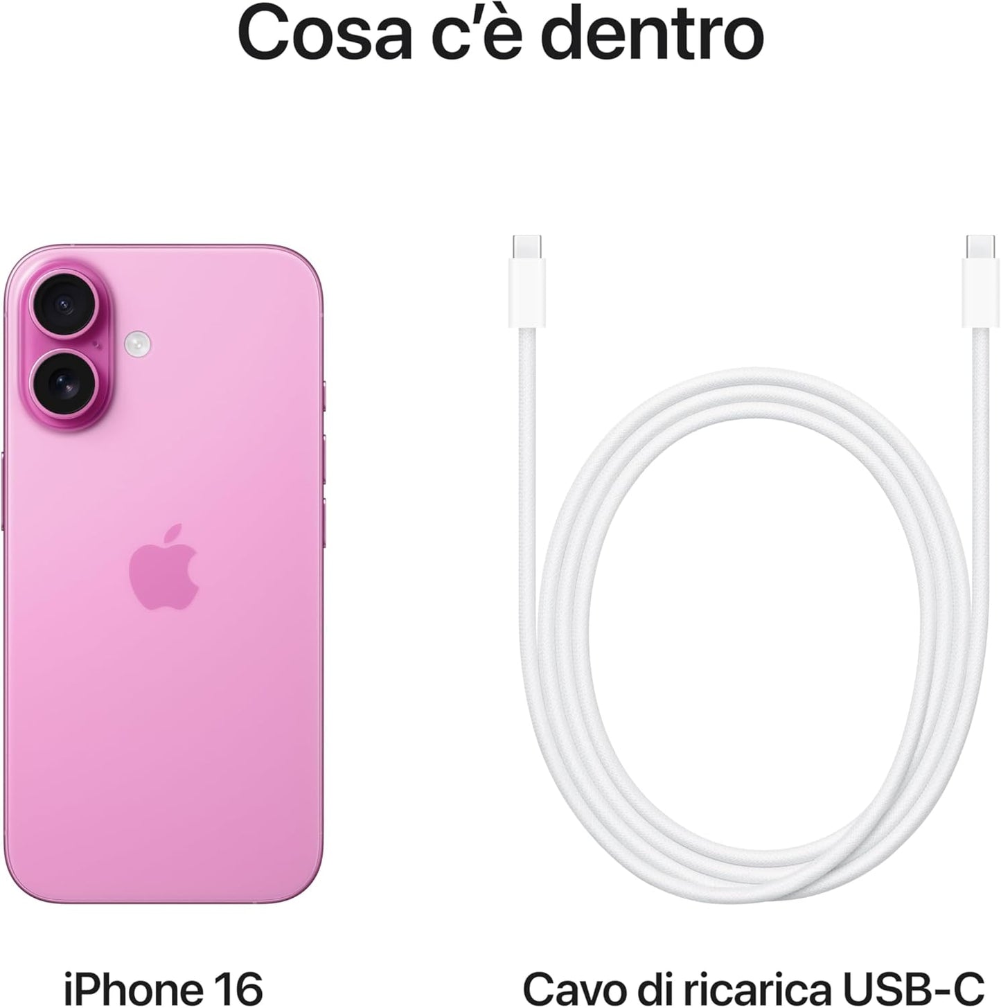 Apple iPhone 16 256 GB: Telefono 5G con Controllo fotocamera, chip A18 e tanta autonomia in più. Compatibile con AirPods; Rosa