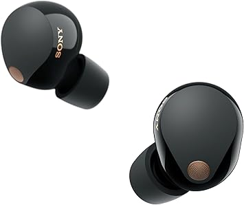 Sony WF-1000XM5 The Best Truly Wireless Bluetooth Noise Cancelling Earbuds Cuffie con Alexa integrato, nero