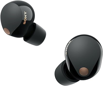 Sony WF-1000XM5 The Best Truly Wireless Bluetooth Noise Cancelling Earbuds Cuffie con Alexa integrato, nero