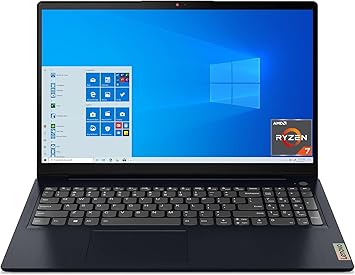 Lenovo IdeaPad 3 Notebook 15,6”, FHD (1920x1080), AMD Ryzen 7 5700U, 512GB SSD, RAM 8GB, Windows 11 - Fingerprint reader e riconoscimento facciale - Abyss Blue - Esclusiva GigaTech
