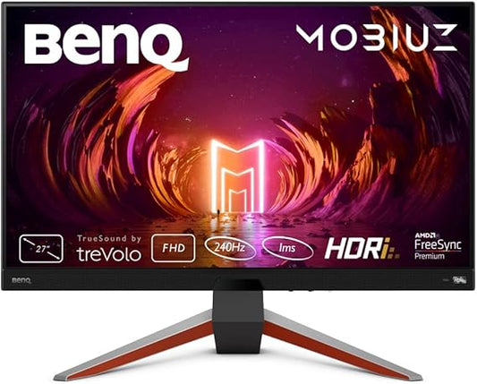 BenQ MOBIUZ EX270M Monitor Gaming (27 pollici IPS 240Hz 1ms HDRi, AMD Sync Premium)