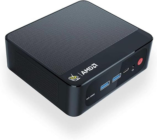 Beelink SER5 PRO Mini PC Windows 11 Pro, AMD Ryzen 7 5825U con 8 core e 16 thread fino a 4,5GHz, 16GB di RAM e 500GB di SSD, supporto per fino a 3 schermi, 2.5G LAN, BT5.2, Wi-Fi6