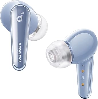 Soundcore di Anker Liberty 4, Cuffie Bluetooth Cancellazione del Rumore, Auricolari Bluetooth ACAA 3.0, Driver Doppio Dinamico per Hi-Res Suono Premium, Audio Spaziale con Doppia Modalità