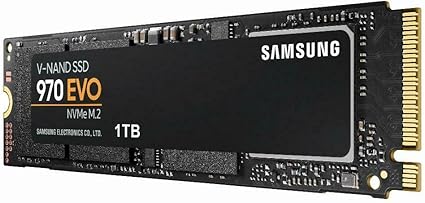 Samsung Memorie MZ-V7E1T0 970 EVO SSD Interno da 1 TB, Pcle NVMe M.2