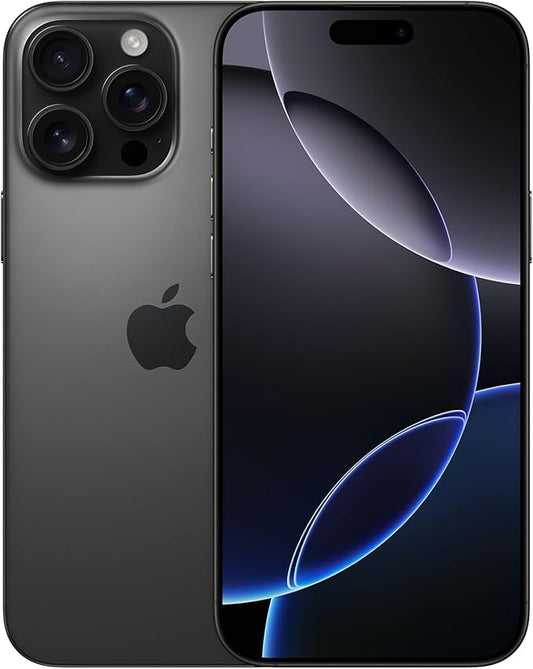 Apple iPhone 16 Pro Max 512 GB: Telefono 5G con Controllo fotocamera, Dolby Vision 4K a 120 fps e un’autonomia senza precedenti. Compatibile con AirPods; Titanio nero
