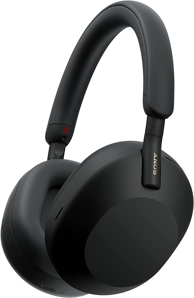 Sony WH-1000XM5 | Cuffie Wireless con Noise Cancelling, Connessione Multipoint, Batteria fino a 30h e Ricarica rapida, Alexa, Google Assistant e Siri - Nero