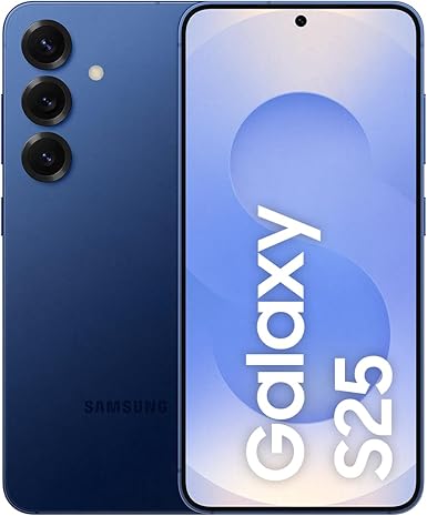 Samsung Galaxy S25 5G, 256GB, 12GB RAM, 50+12+10 Tripla Camera, 6.2 pollici Grande Display, Blu (Navy)