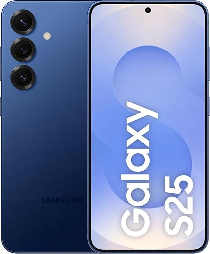 Samsung Galaxy S25 5G, 256GB, 12GB RAM, 50+12+10 Tripla Camera, 6.2 pollici Grande Display, Blu (Navy)