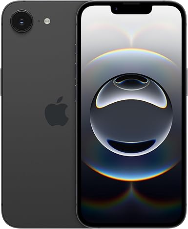 Apple iPhone 16e 256 GB: progettato per Apple Intelligence, con chip A18, un’autonomia grandiosa, fotocamera Fusion da 48MP e display Super Retina XDR 6,1''; Nero