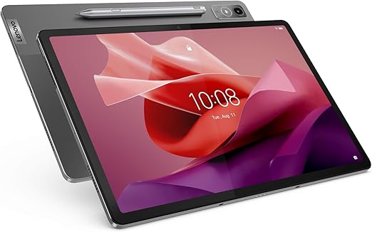 Lenovo Tab P12 | 12,7" 3K Touch Display | 2944 x 1840 | Tablet Computer | MediaTek Dimensity 7050 | 8 GB RAM | 128 GB | Android 14 | Grigio | Penna inclusa