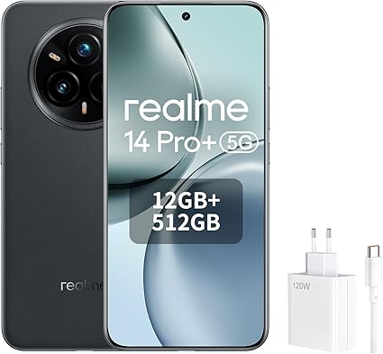 realme 14 PRO+ 12GB 512GB AMOLED 5G Dual SIM Gris