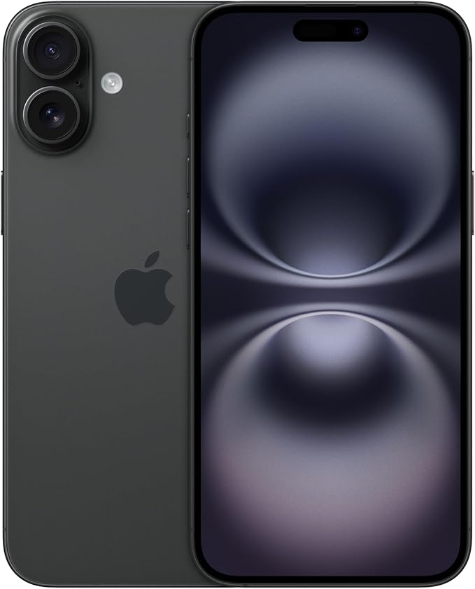 Apple iPhone 16 Plus 256 GB: Telefono 5G con Controllo fotocamera, chip A18 e tanta autonomia in più. Compatibile con AirPods; Nero