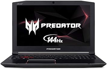 Acer Predator Helios 300 Gaming Laptop, 15.6" FHD IPS w/ 144Hz Refresh Rate, Intel 6-Core i7-8750H, Overclockable GeForce GTX 1060 6GB, 16GB DDR4, 256GB NVMe SSD, Aeroblade Metal Fans PH315-51-78NP