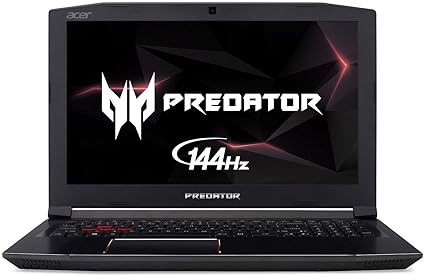 Acer Predator Helios 300 Gaming Laptop, 15.6" FHD IPS w/ 144Hz Refresh Rate, Intel 6-Core i7-8750H, Overclockable GeForce GTX 1060 6GB, 16GB DDR4, 256GB NVMe SSD, Aeroblade Metal Fans PH315-51-78NP
