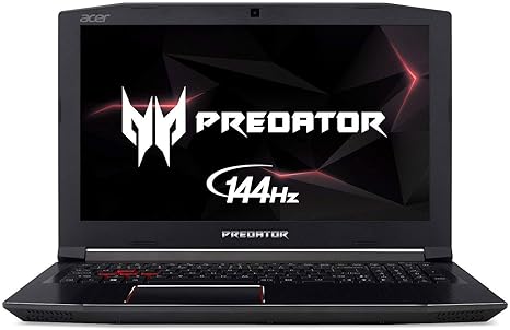 Acer Predator Helios 300 Gaming Laptop, 15.6" FHD IPS w/ 144Hz Refresh Rate, Intel 6-Core i7-8750H, Overclockable GeForce GTX 1060 6GB, 16GB DDR4, 256GB NVMe SSD, Aeroblade Metal Fans PH315-51-78NP