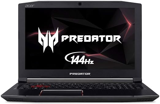 Acer Predator Helios 300 Gaming Laptop, 15.6" FHD IPS w/ 144Hz Refresh Rate, Intel 6-Core i7-8750H, Overclockable GeForce GTX 1060 6GB, 16GB DDR4, 256GB NVMe SSD, Aeroblade Metal Fans PH315-51-78NP