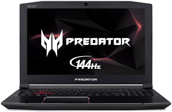 Acer Predator Helios 300 Gaming Laptop, 15.6" FHD IPS w/ 144Hz Refresh Rate, Intel 6-Core i7-8750H, Overclockable GeForce GTX 1060 6GB, 16GB DDR4, 256GB NVMe SSD, Aeroblade Metal Fans PH315-51-78NP
