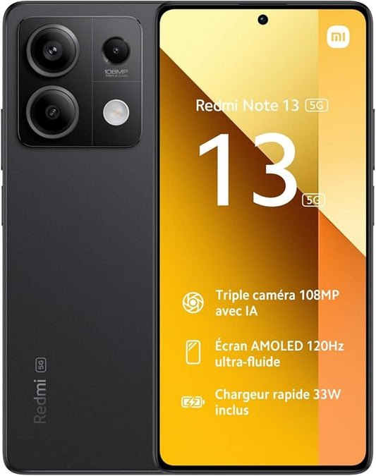 Xiaomi REDMI NOTE 13 5G (6.67'' - 8/256GB) BLACK