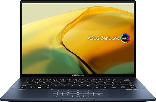 ASUS Zenbook 14 OLED UX3402VA#B0CTTRP6F8, Notebook alluminio, Monitor 14" Glossy OLED, Intel Core 13ma gen i9-13900H, RAM 16GB, 1TB SSD PCIE, grafica Intel Iris Xe, WIN 11 HOME, Blu