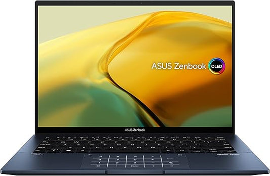 ASUS Zenbook 14 OLED UX3402VA#B0CTTRP6F8, Notebook alluminio, Monitor 14" Glossy OLED, Intel Core 13ma gen i9-13900H, RAM 16GB, 1TB SSD PCIE, grafica Intel Iris Xe, WIN 11 HOME, Blu